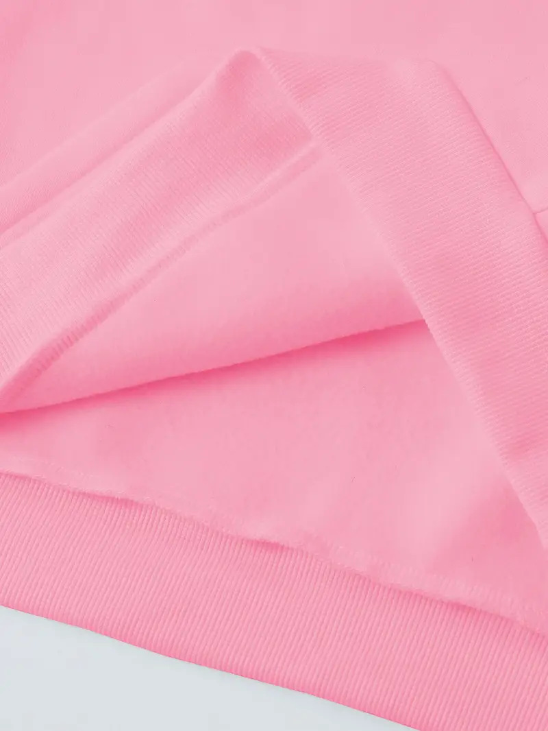 Sweat-shirt à capuche pour femme, imprimé lettres, style décontracté et tendance._voghion.com