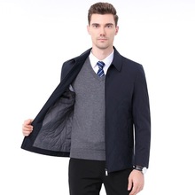 品牌秋冬中老年棉衣男士加厚爸爸冬装外套羽绒棉服冬季爷爷棉袄