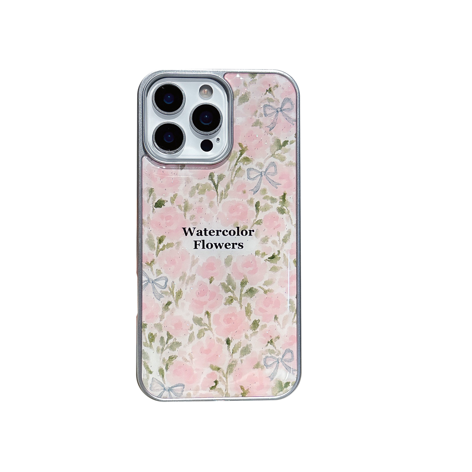 Verano pintura al óleo rosa arco para Apple 15ProMax funda para teléfono móvil 16Pro fresco 14/13 mujer