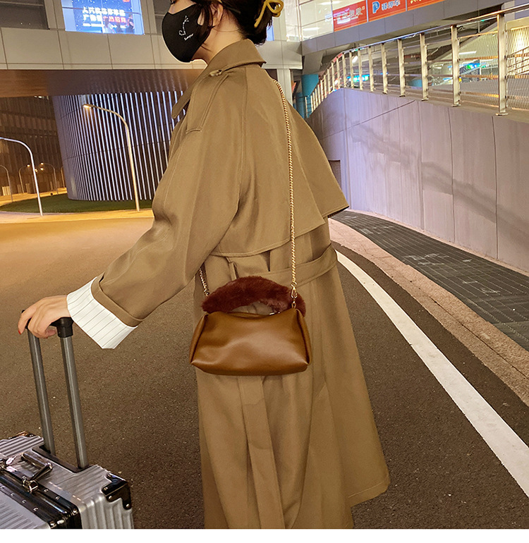 حقيبة يد مشعر ذات سعة كبيرة 2021 سلسلة جديدة من الأكياس الصوفية display picture 15