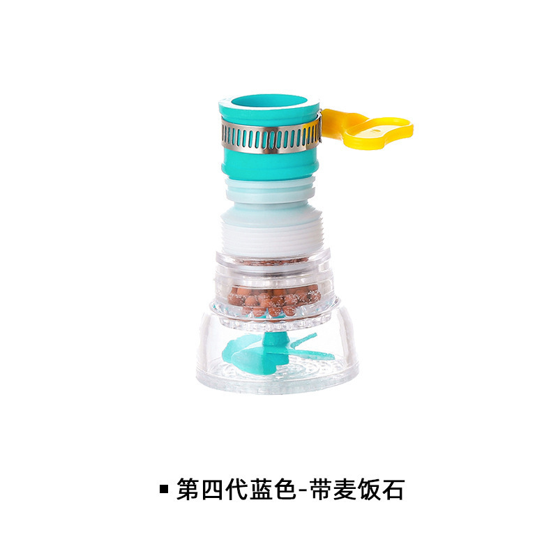 Filtro de ducha a prueba de salpicaduras de grifo, filtro de lavabo de cocina, rociador universal telescópico giratorio, ahorrador de agua