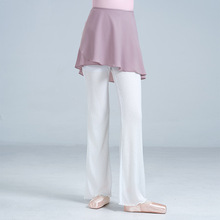 舞蹈裤瑜伽服夏季成人直筒裤女高级感黑色瑜伽舞蹈长裤形体裤