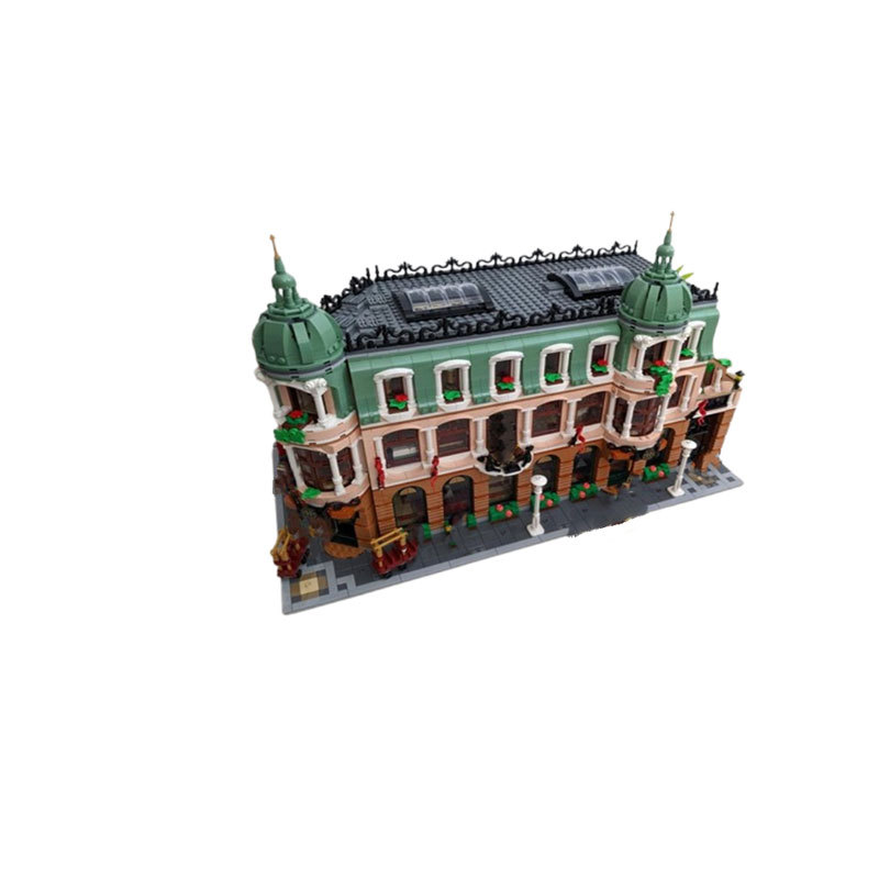 Modular City Street Building Blocks Toy Assembly Kit_voghion.com