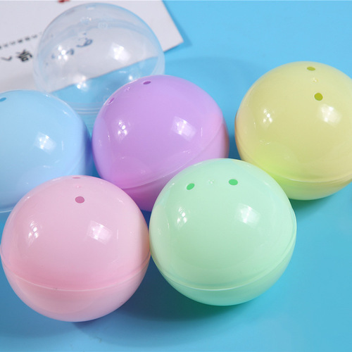 65MM Twister Eggshell Round Transparent Large Twister Egg Machine Game Machine Provided by Twister Eggshell Empty Shell Toy Manufacturer