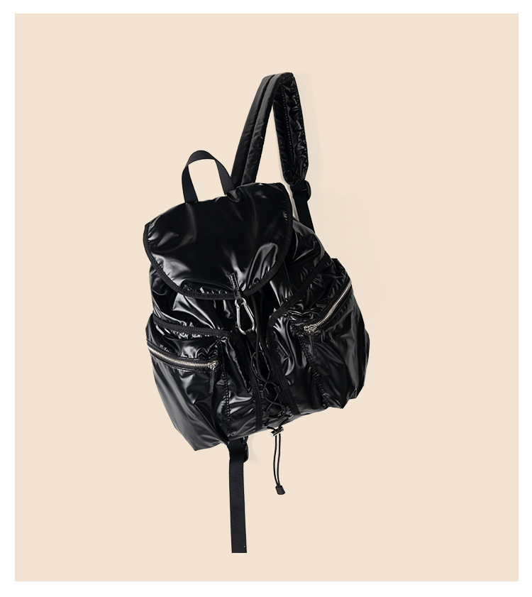 Zaino da viaggio di grande capacità, per sport all'aria aperta e tempo libero, con fibbia, coulisse, per studenti universitari, da donna_voghion.com