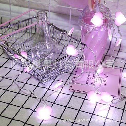 网红灯少女心灯串 LED爱心灯小彩灯宿舍卧室装饰灯