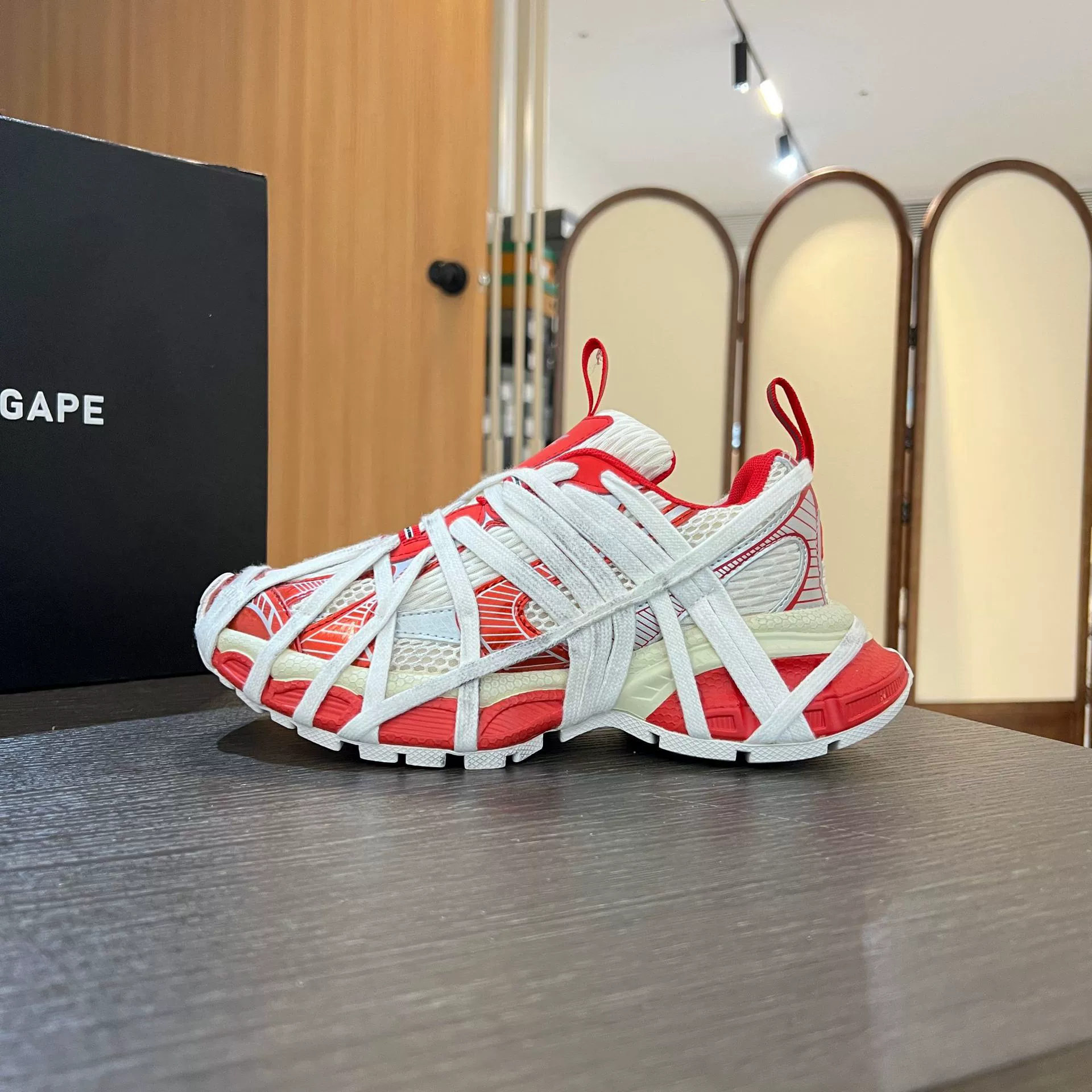 Кроссовки dad shoes (Couple Paris) 3XL Spider-Man — массивная подошва, ретро унисекс