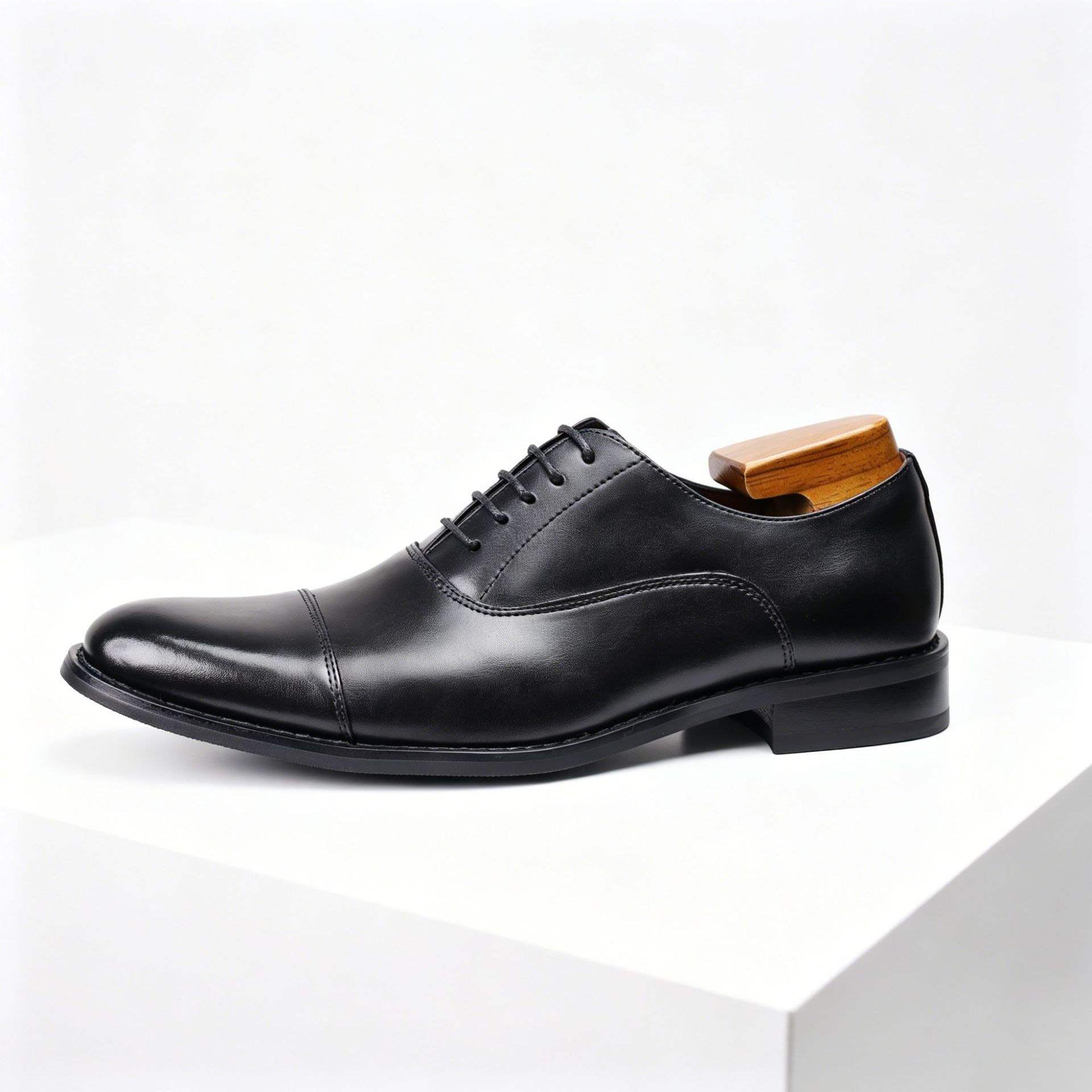 Zapatos de cuero zapatos de negocios para hombres Oxford zapatos de hombre cuero genuino desgaste formal zapatos de cuero para hombres de tres articulaciones zapatos de cuero de altura oculta estilo británico image 8