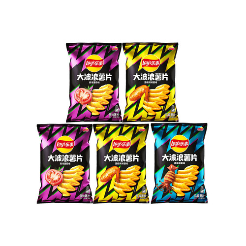 Lays Potato Chips 70g Bag, Full Carton of 22 Packs Classic Original Wave Leisure Gift Pack Student Snack Wholesale