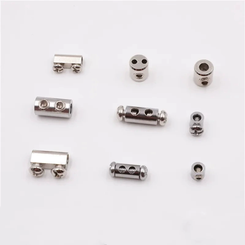 Запорная пряжка стальной трос Замочка стальной трос Регулируемая пряжка с одним отверстием