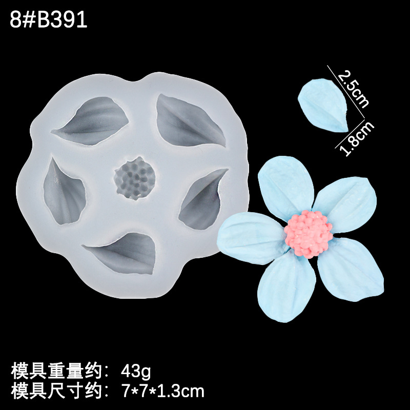 Crema hoja raspador textura fondant chocolate flor horneado epoxi pastel decoración molde de silicona