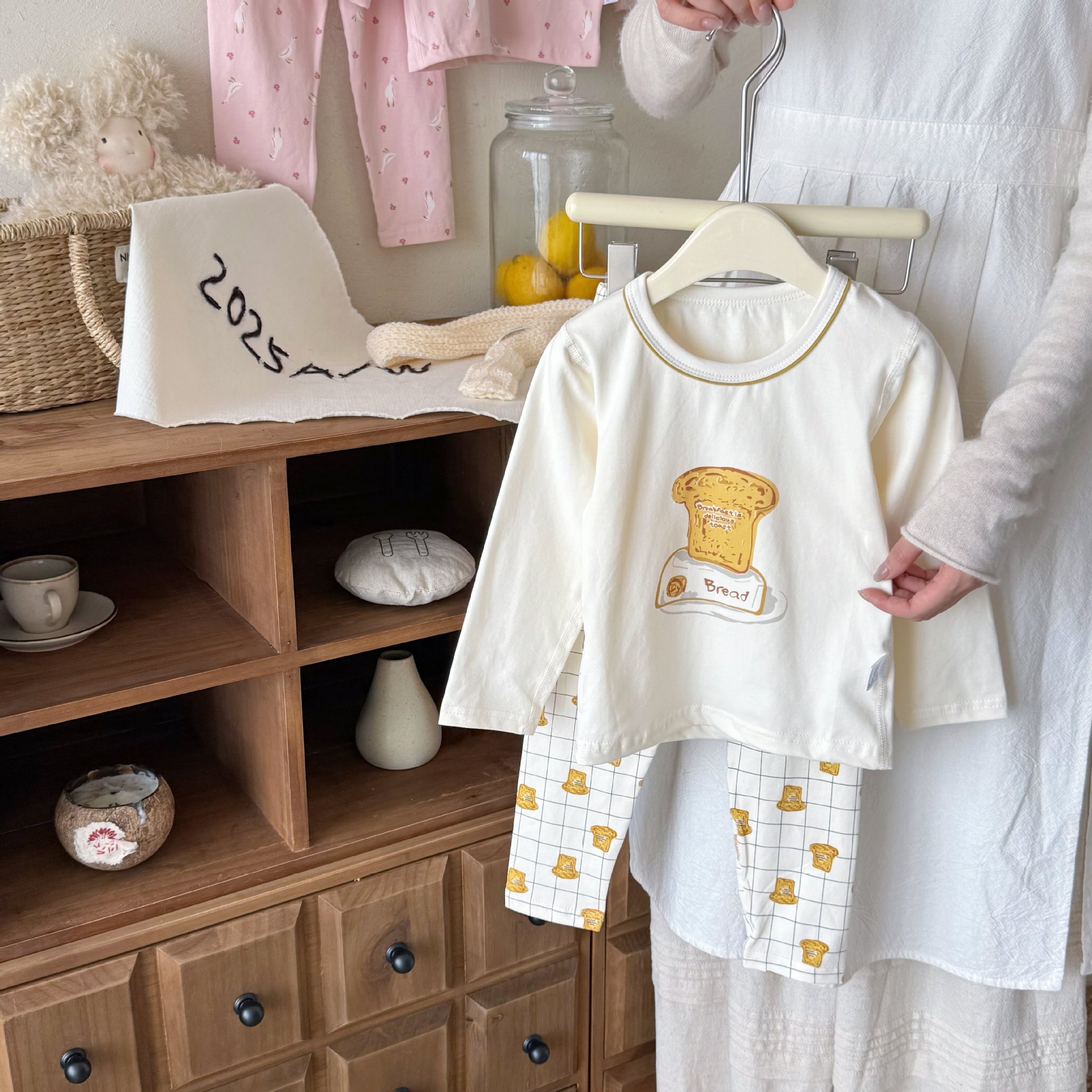 ropa interior de algodón para niños niños sin hueso juego de dibujos animados niños primavera y otoño pantalones de manga larga para hombres ropa de fondo para el hogar