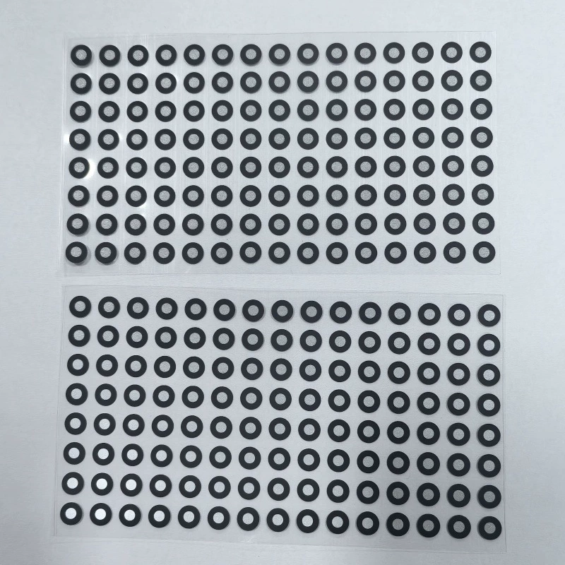 Рефлективные маркировочные точки для 3D-сканеров: внутренние 3 мм и внешние 6 мм, с высоким глянцем, для ручных 3D-сканеров.