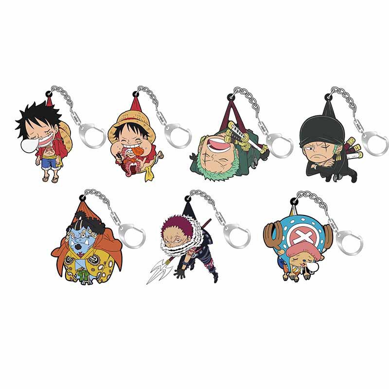 Animation Surrounding One Piece Lufei Solon Female Emperor Cute Acrylic Keychain Pendant in stock