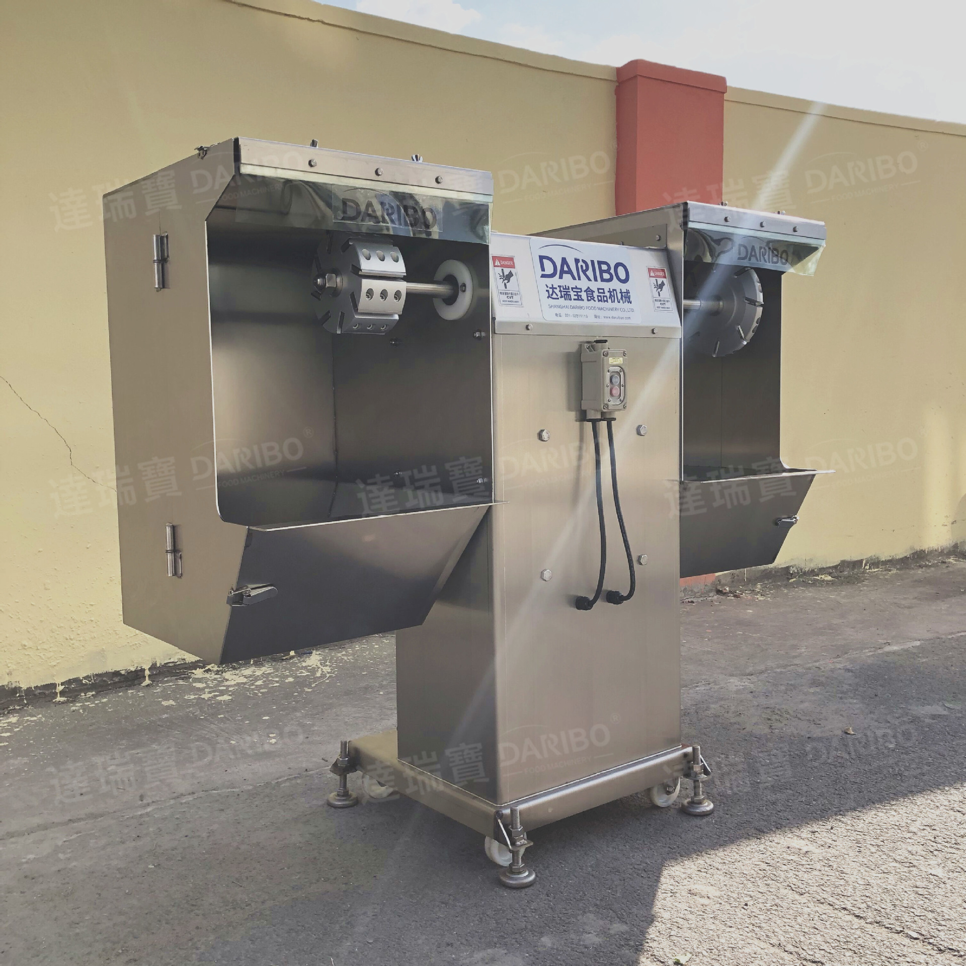 W达瑞宝冻鱼研磨机 冷冻金枪鱼磨皮磨骨机高速冻鱼冻肉磨骨去皮机
