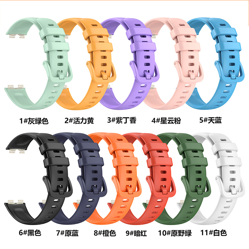 Brazalete de silicona 8 para HUAWEIband10 / 9 / 8 Sport 10 Brazalete inteligente