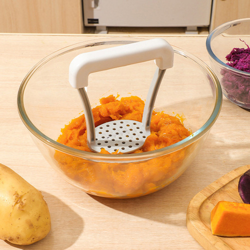 Mashed potato masher wholesale manual household plastic wavy sweet potato pumpkin mung bean paste baby food supplement tool