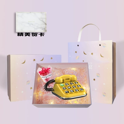 Nömrəli dayanma kartı, Retro Telephone Parking Plate - retro-parking-sign-yellow-xingyue-gift-box-set
