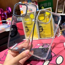 金钢系列玻璃 高透明软边手机适用于苹果1514Promax手机壳