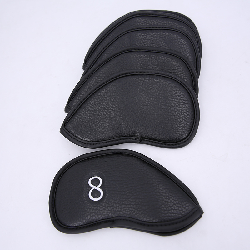 Nuevo Golf hierro varilla manga bordado Club tapa CUBIERTA Cubierta 10 accesorios de golf al por mayor