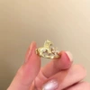 Golden pony, ring