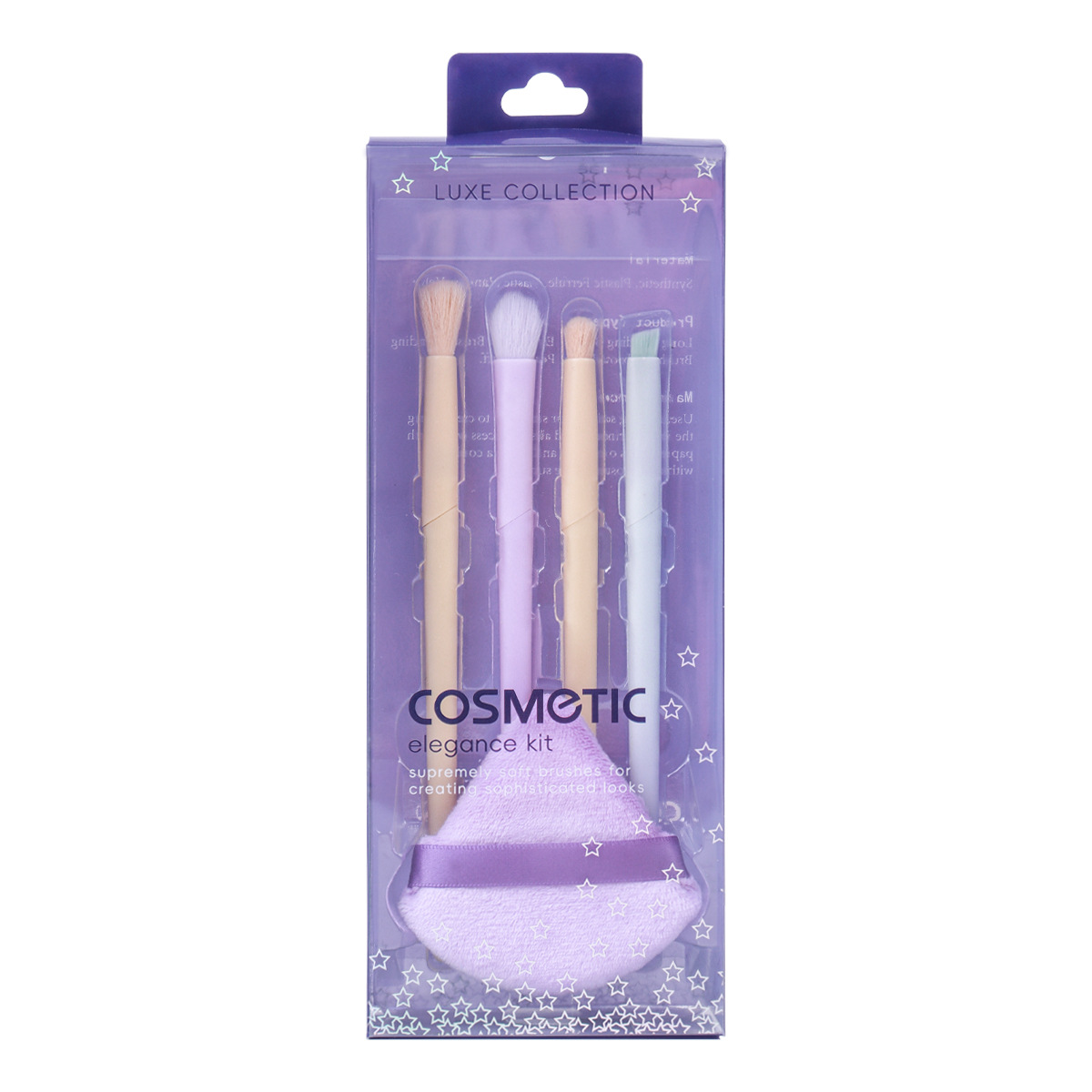 Zoelya set de pincel de maquillaje de polvo, pincel de sombra de ojos, herramientas de maquillaje portátiles, set de huevos de maquillaje de viaje