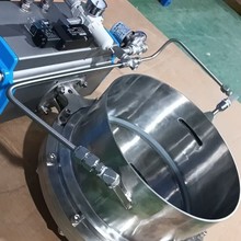 厂家生产 不锈钢卫生级蝶阀 气动带吹哨蝶阀厂家