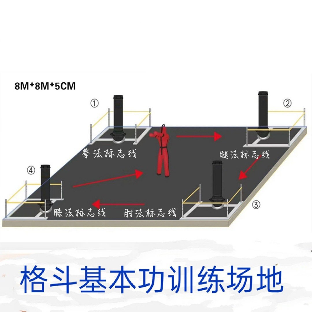 Basic Fighting Skills Training Physical Fitness Assessment System 90kg Tumbler Sandbag Sensor Model Standard Fighting Base
