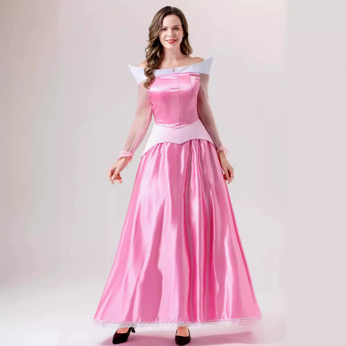 Платье для принцессы, фуксия, костюм для Хэллоуина/косплея, широкий выбор цветов, выпускной вечер