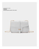 Fashionable chain, one-shoulder bag, 2023 collection, chain bag, crocodile print