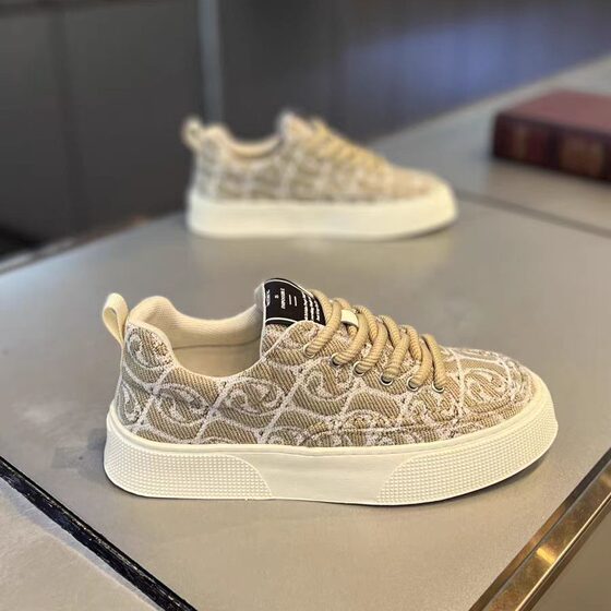 Men's Shoes Spring New Breathable Cloth Casual Internet Trendy All-match Men's Sneakers Weaved Canvas Shoes for Men