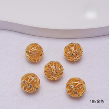 ��ɫ14k����΢��ʯ�A�����ɢ��diy��������Ʒ��������U����