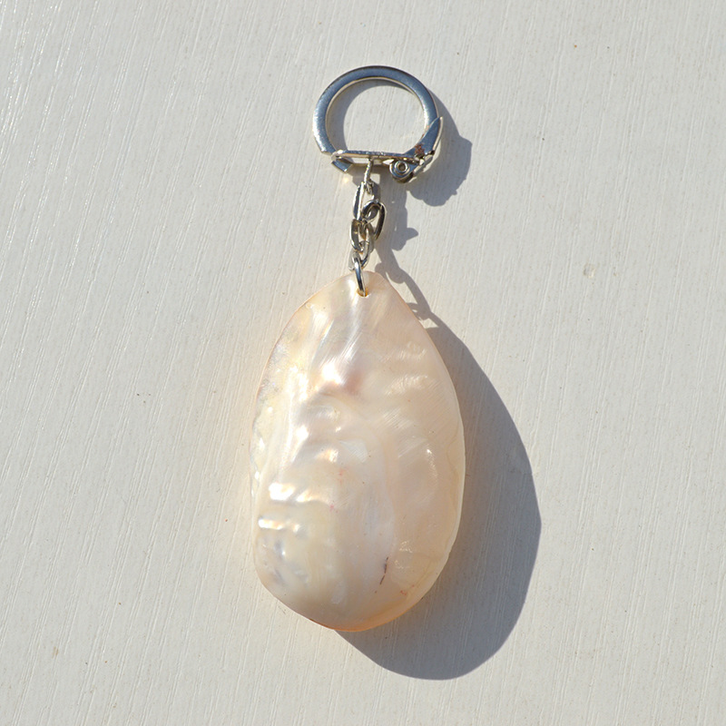 진주조개 열쇠고리