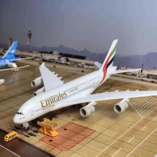 A380 ОАЭ авиация пояс свет шасси моделирование Airbus Civil Airlines модель авиация самолет модель