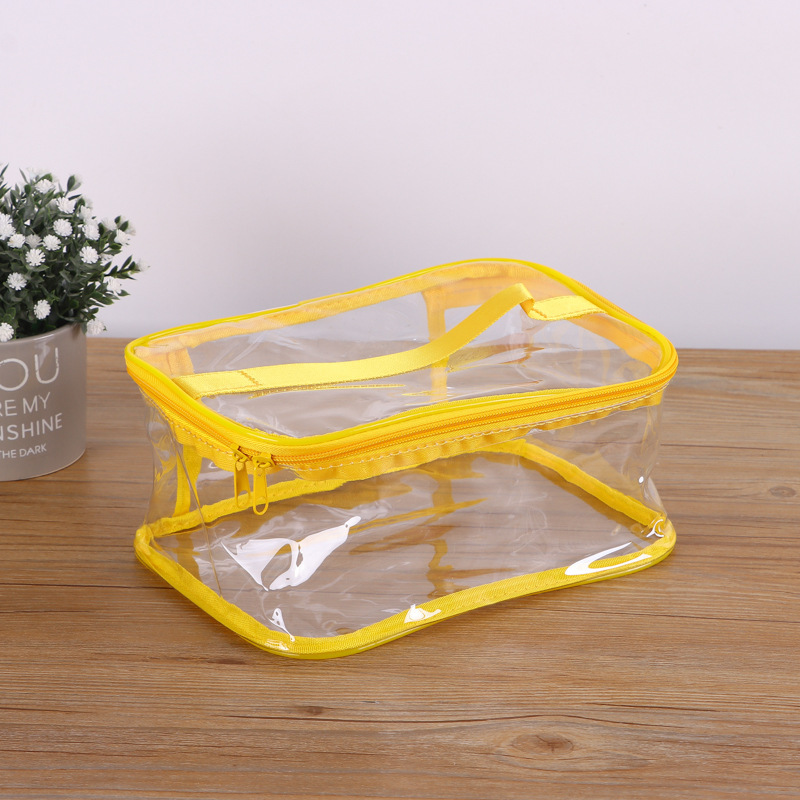PVC 化粧品バッグカスタム旅行ポータブル防水ジッパーバッグトイレタリーバッグカスタムメイクアップとスキンケア製品収納袋|undefined