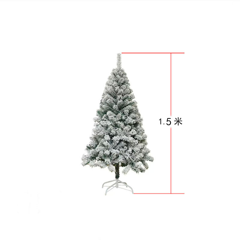 2026 nuevo árbol de Navidad de PVC encriptado verde decoración de gran sala de estar adornos DIY lápiz árbol de simulación al por mayor