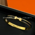 Black Yellow Gold Bracelet