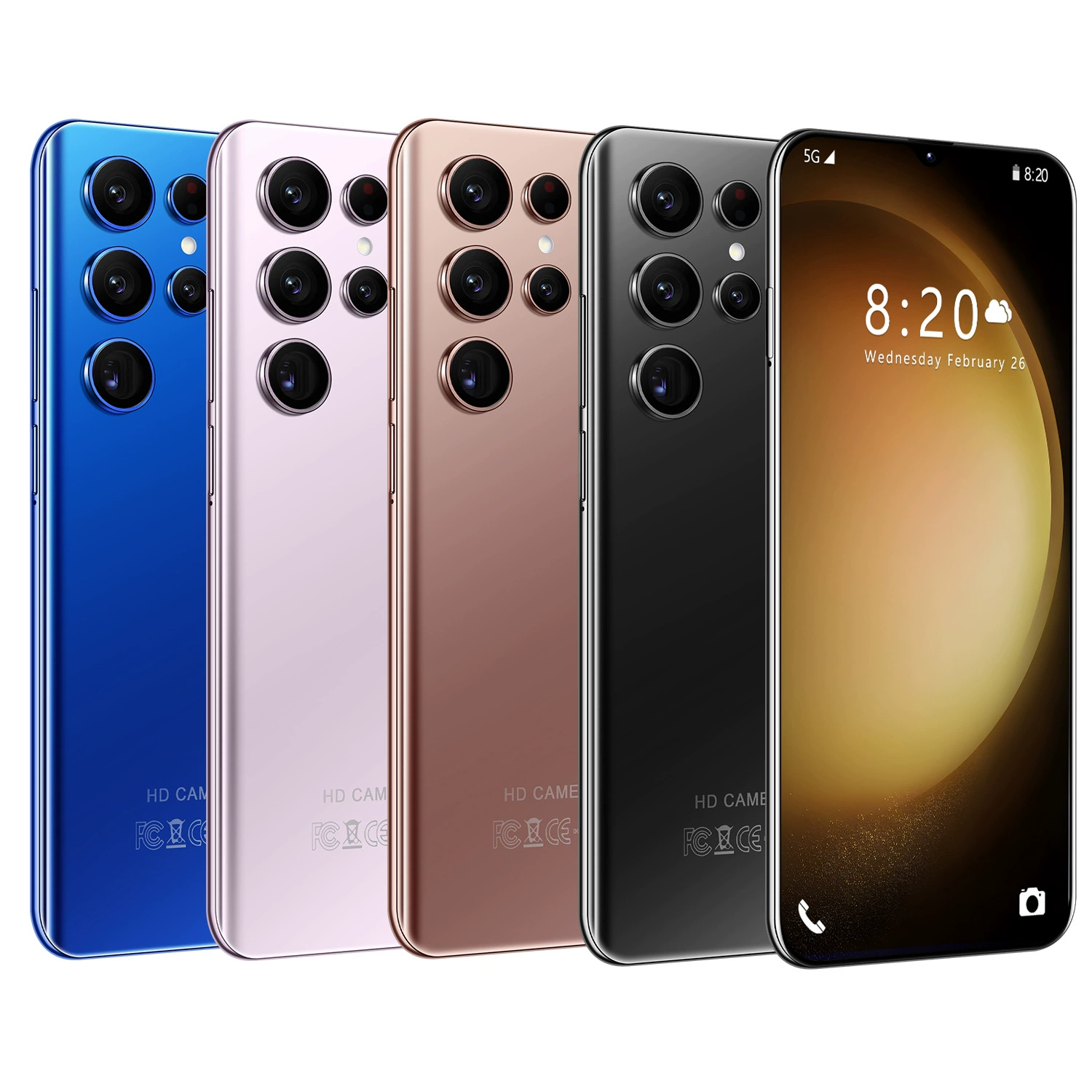 Мобильный телефон, смарт-часы, (跨境贸易), S22 ultra, 16ГБ, широкий экран, Android, оптовая