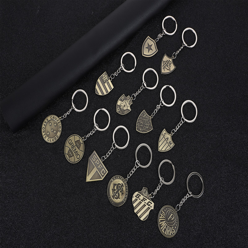Brazilian Football League Corinthians Flamengo Sao Paulo Cruzeiro Gremio Keychain