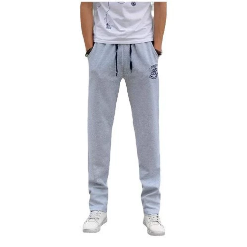 Осенние спортивные модные тонкие casual брюки для досуга, корейский стиль, свободный прямой крой, оверсайз