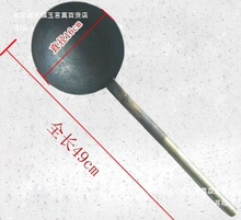 长柄大号铁勺老式铁瓢马勺污水井清掏工具瓦工灰勺下水道淤泥工业