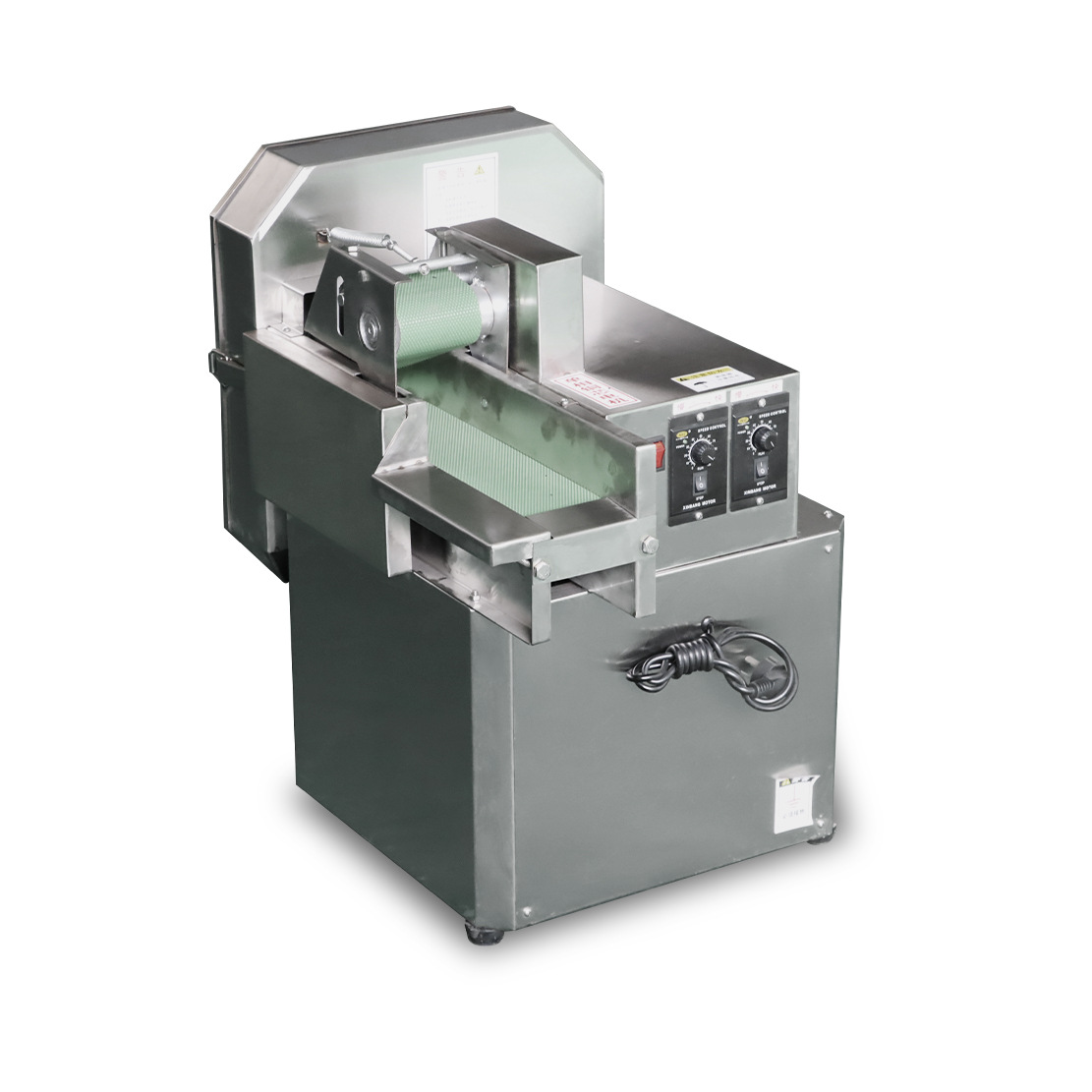 La máquina de corte de verduras tipo 20 puede ajustar la velocidad de conversión de frecuencia. la máquina de corte de verduras se puede utilizar en el comedor.