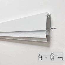 明装免吊顶免开槽发光顶角线灯带双眼皮天花客厅石膏侧发光线条灯