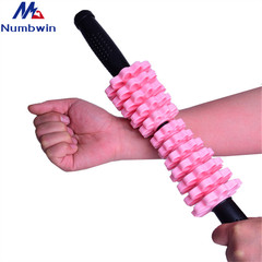 Pink 12-Piece Irregular Petal Massage Roller Gear Fitness Muscle Massage Leg Fascia Relaxation Rollers Cross-Border