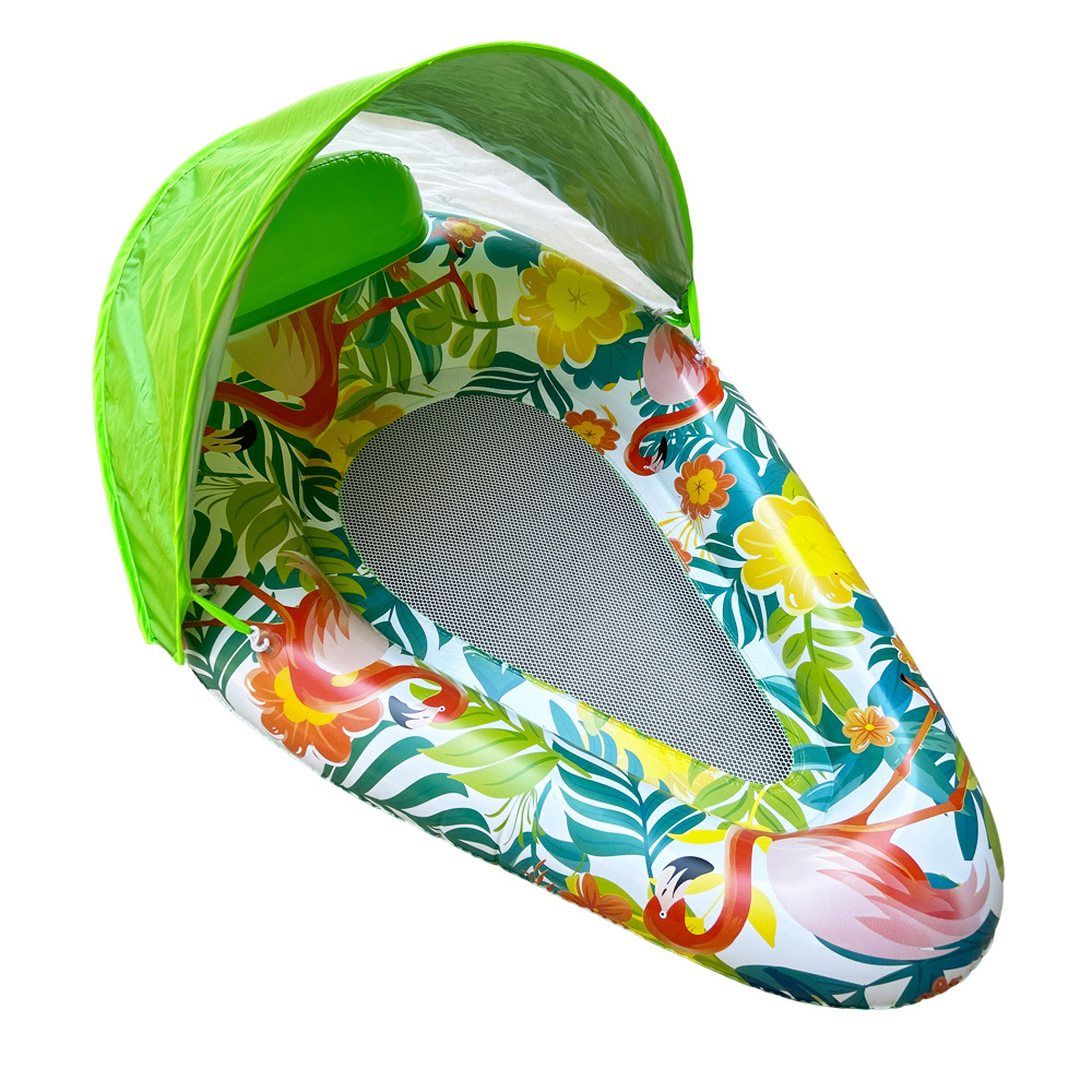 Inventario transfronterizo para aumentar el anillo de natación de flores flamencos con sequinilla, anillo de natación inflable para hombres y mujeres. image 18