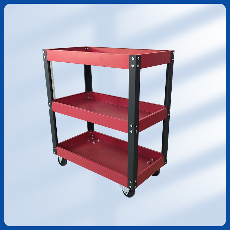 Taller industrial herramienta de reparación de automóviles reparación multi-funcional carro engrosado móvil mano empuje piezas coche multi-capa rack