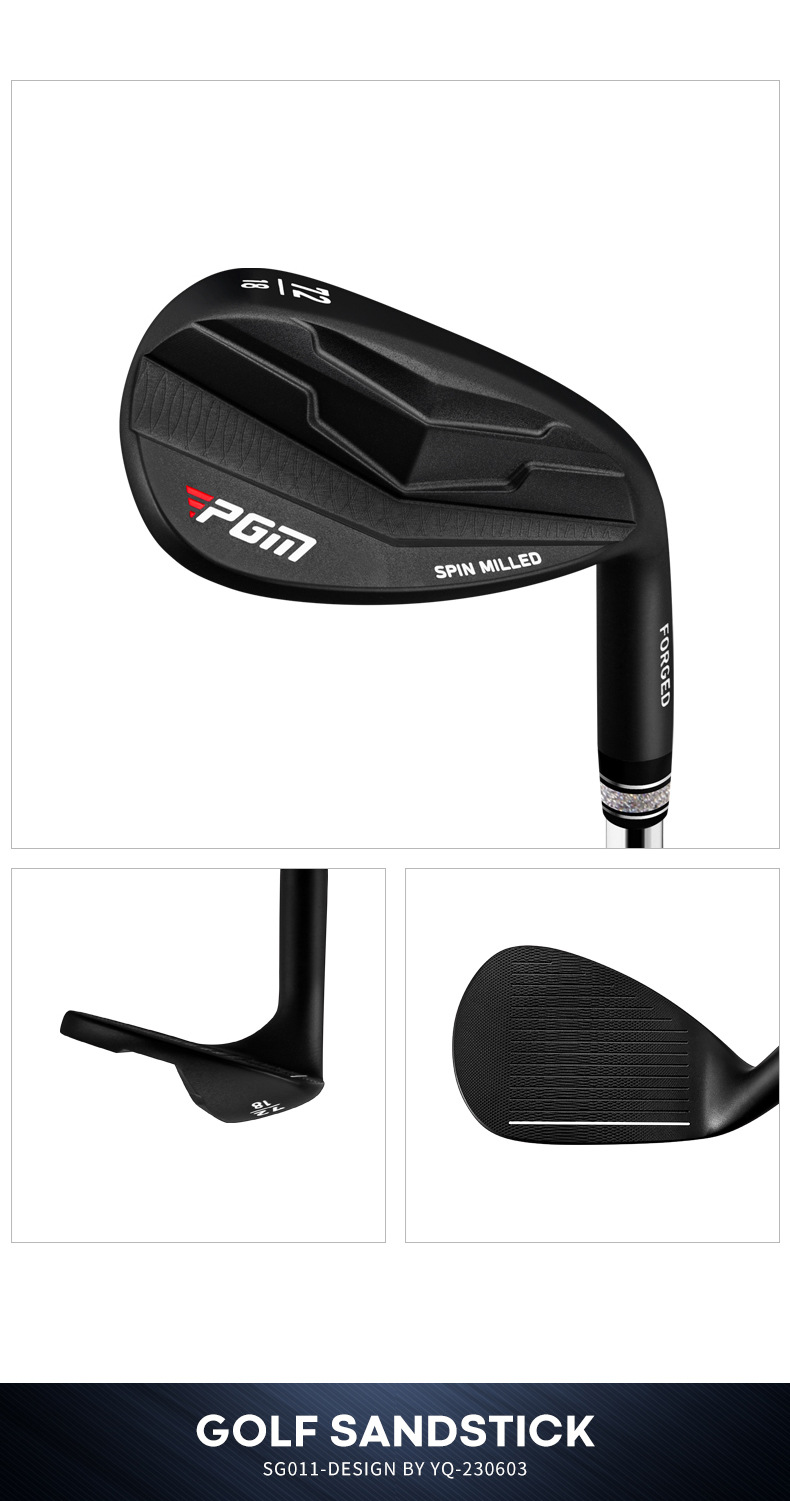 Gậy đánh golf PGM góc lớn 72° đào cắt xoay siêu ngược — SG011-Đen 72 °, SG011-Bạc 72 °, SG011-Tay trái đen 72 °, SG011-Tay trái bạc 72 ° chi tiết 16
