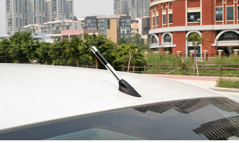 Car Antenna Signal Carbon Fiber Antenna Car Radio Antenna Metal Aluminum Short Long Antenna Modification Supplies Decoration
