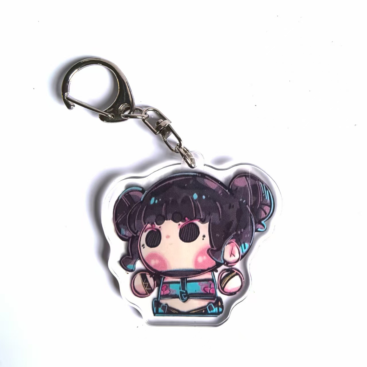 KPOP Caza de brujas perimetral llavero acrílico colgante bolso escolar de alto valor bonito decoración pequeño regalo
