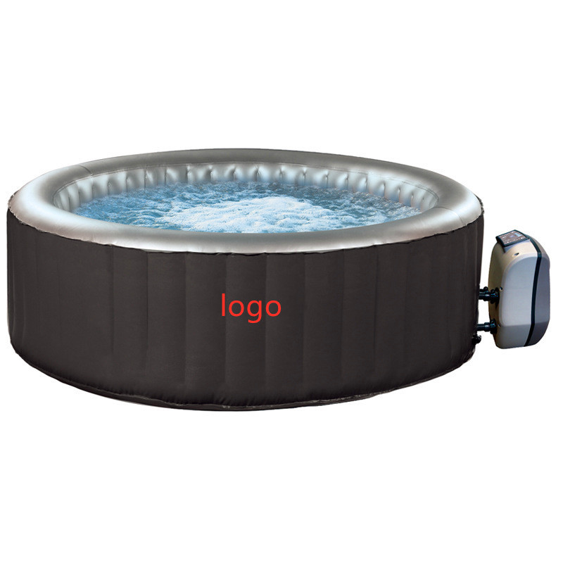 充气造浪按摩恒温水池 SPA户外折叠浴缸 加热过滤温泉 浴桶游泳池